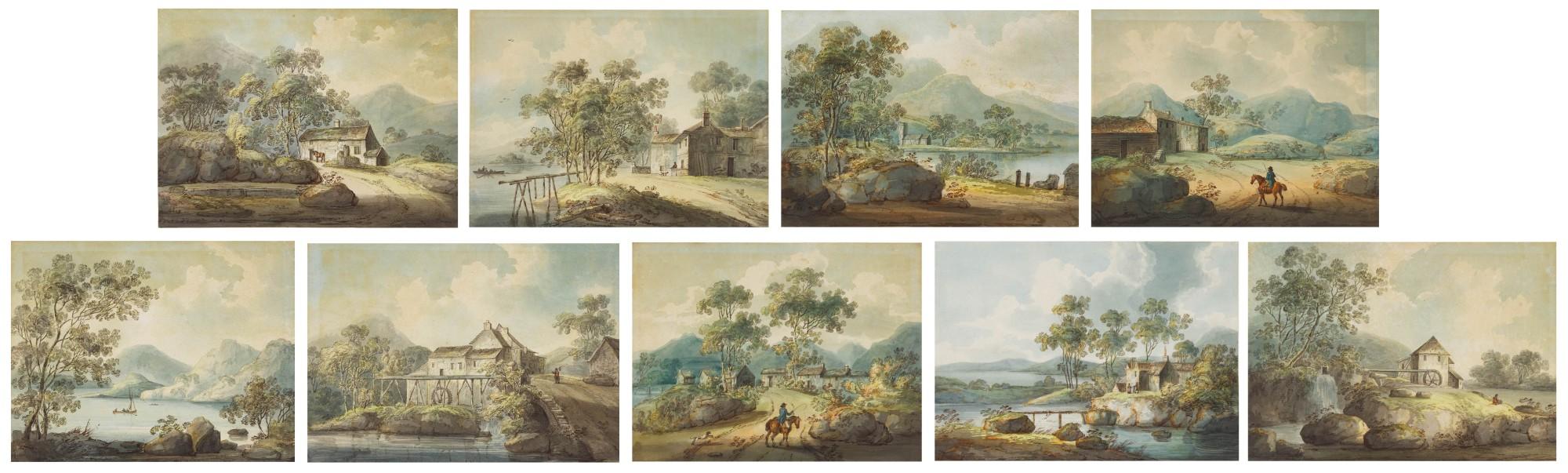 William Anderson - The Lake District – Nine Watercolours