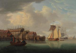 William Anderson - The Thames at Deptford