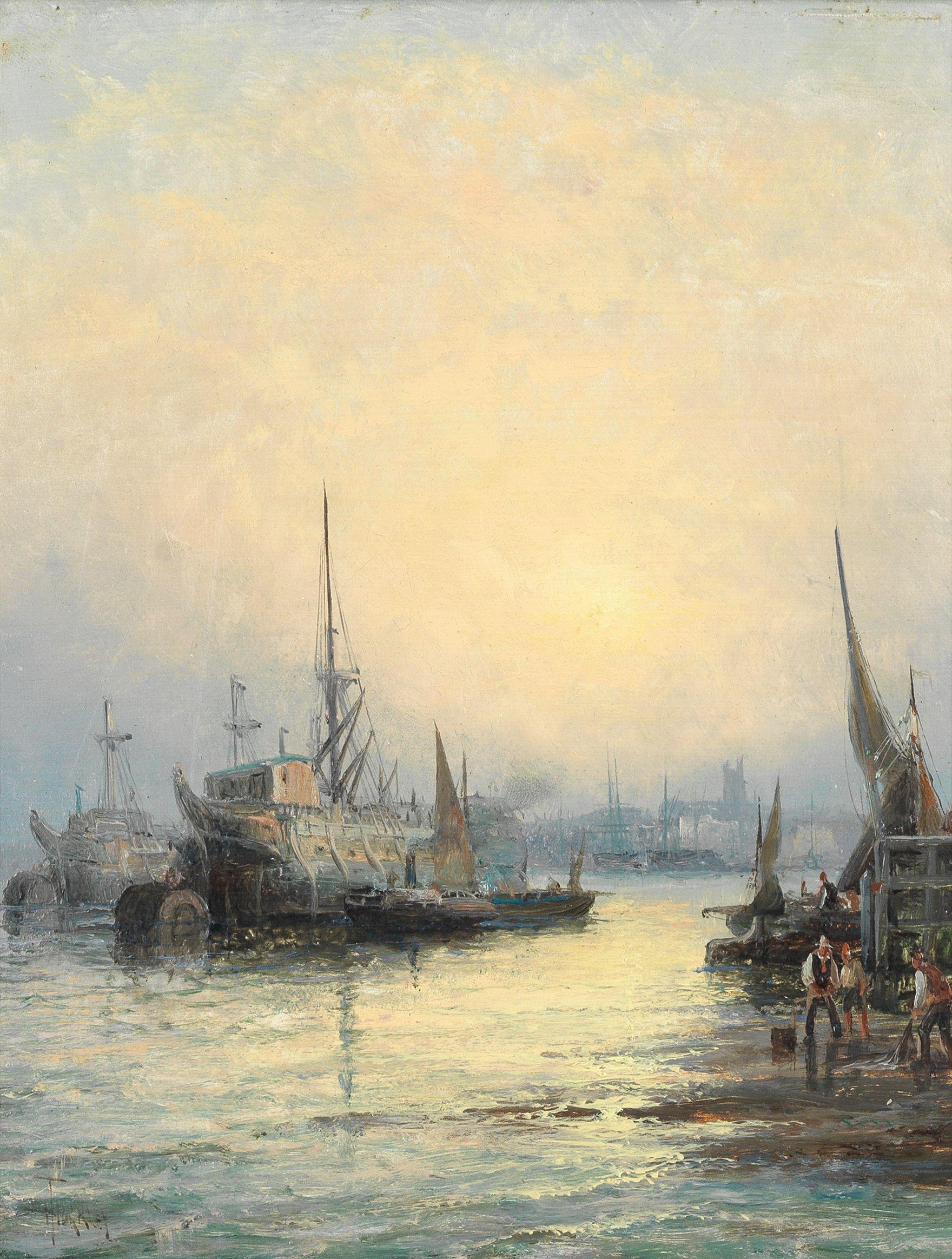 William Anslow Thornbery - A misty morning
