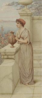 William Anstey Dolland - Distant thoughts