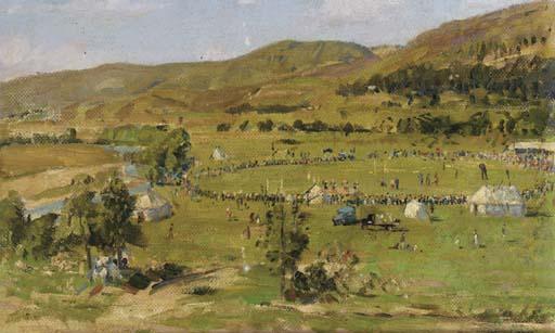 William Arthur Laurie Carrick - The Highland games at Kingussie