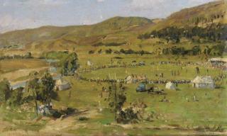 William Arthur Laurie Carrick - The Highland games at Kingussie