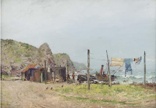 William Arthur Laurie Carrick - The old trawler, Pennan, Aberdeenshire