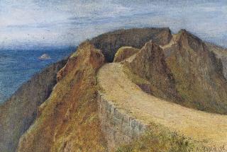 William Arthur Toplis, R.A. - The causeway, Sark (illustrated); and View of the coast, Sark