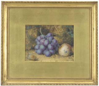 William B. Hough - Grapes, Crab-Apple And A Chestnut