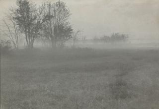 William B. Post - Untitled (Field in fog), c. 1910