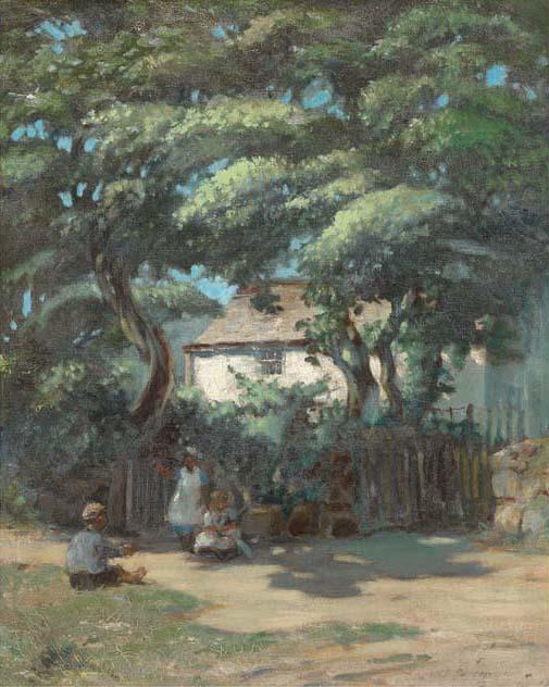 William Banks Fortescue, R.W.A., R.B.S.A. - Noonday shade