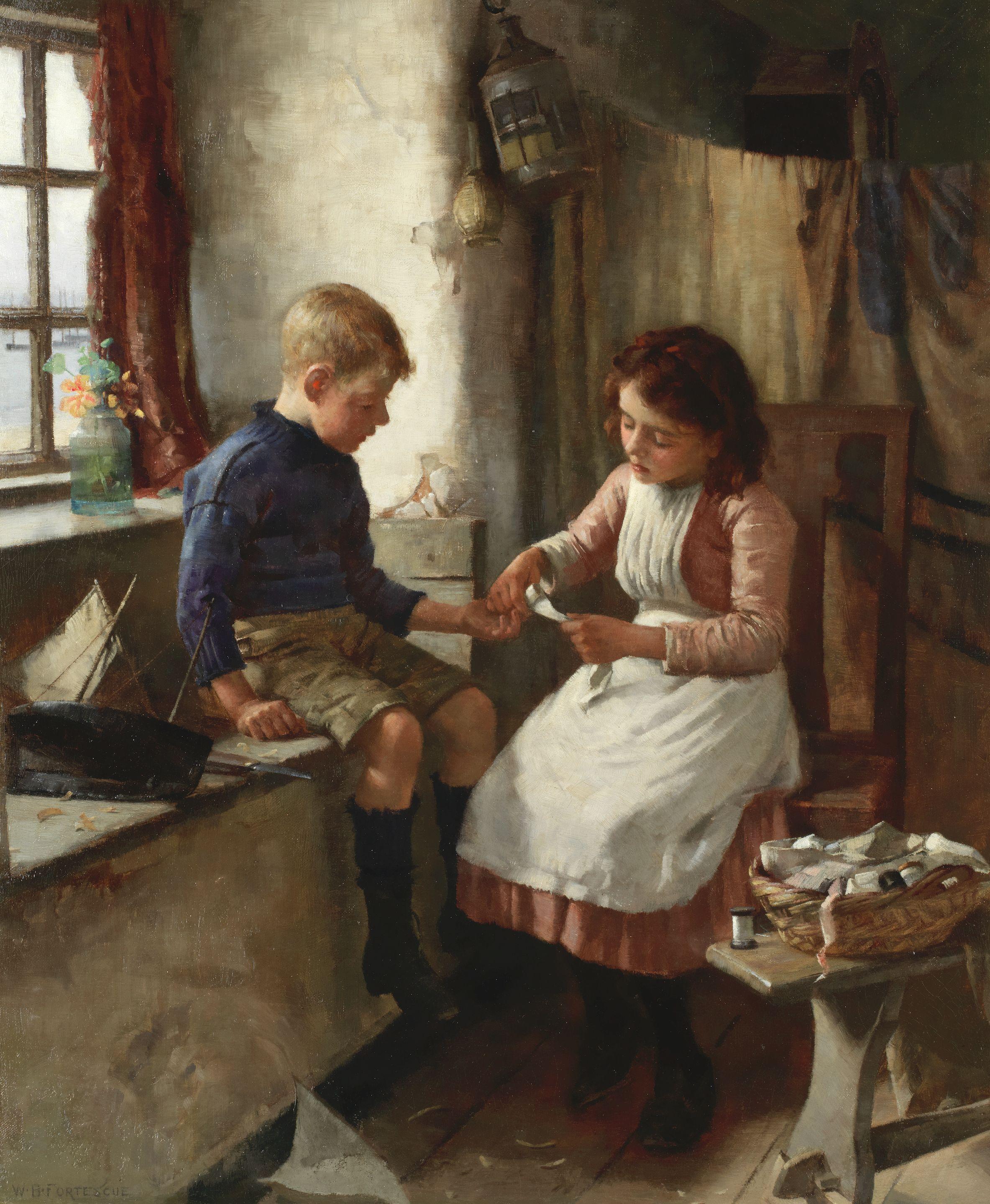 William Banks Fortescue - A slight mishap