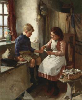 William Banks Fortescue - A slight mishap