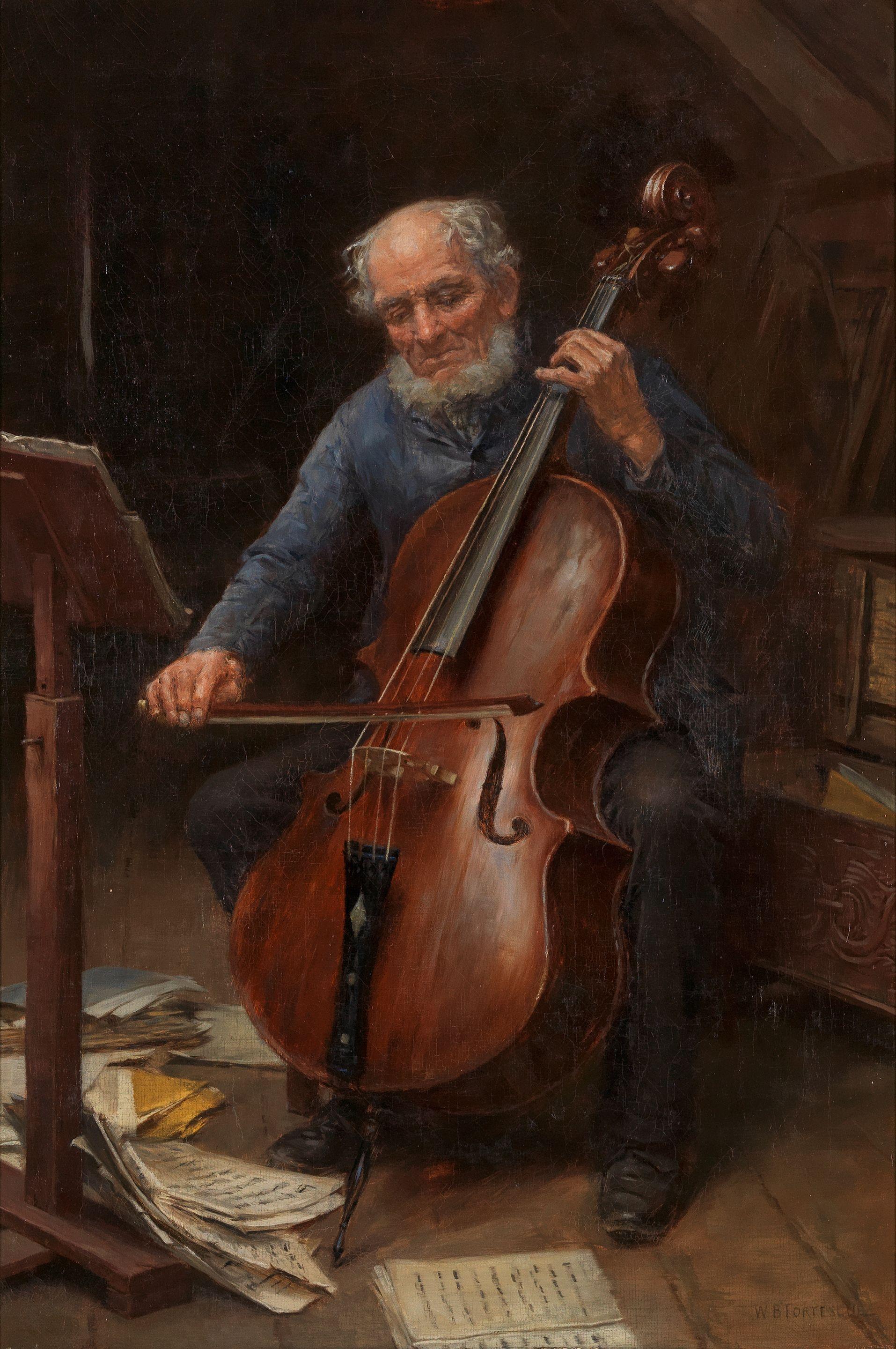 William Banks Fortescue - The cello player
