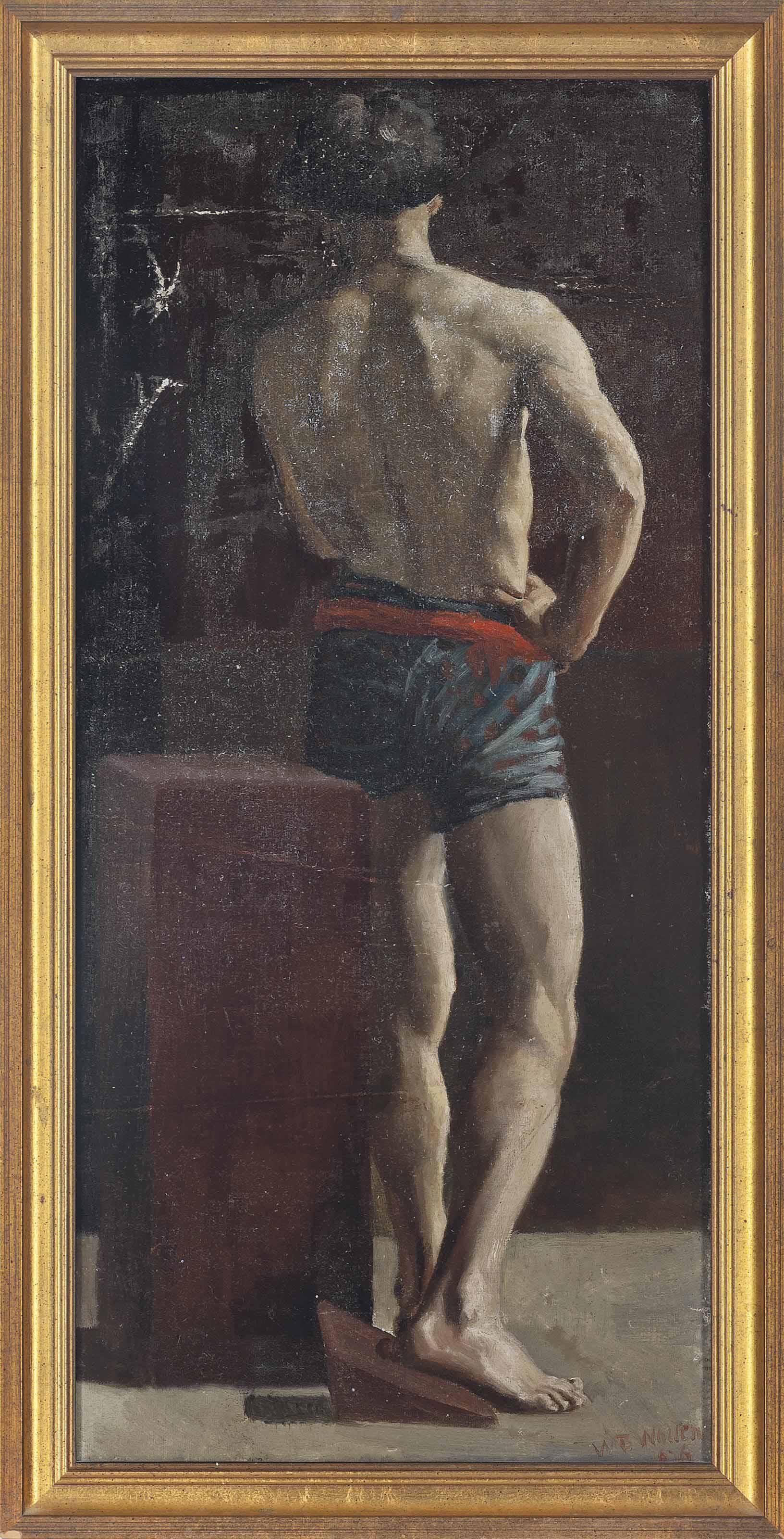 William Barnes Wollen, R.I., R.O.I., R.B.C. - The Male Model