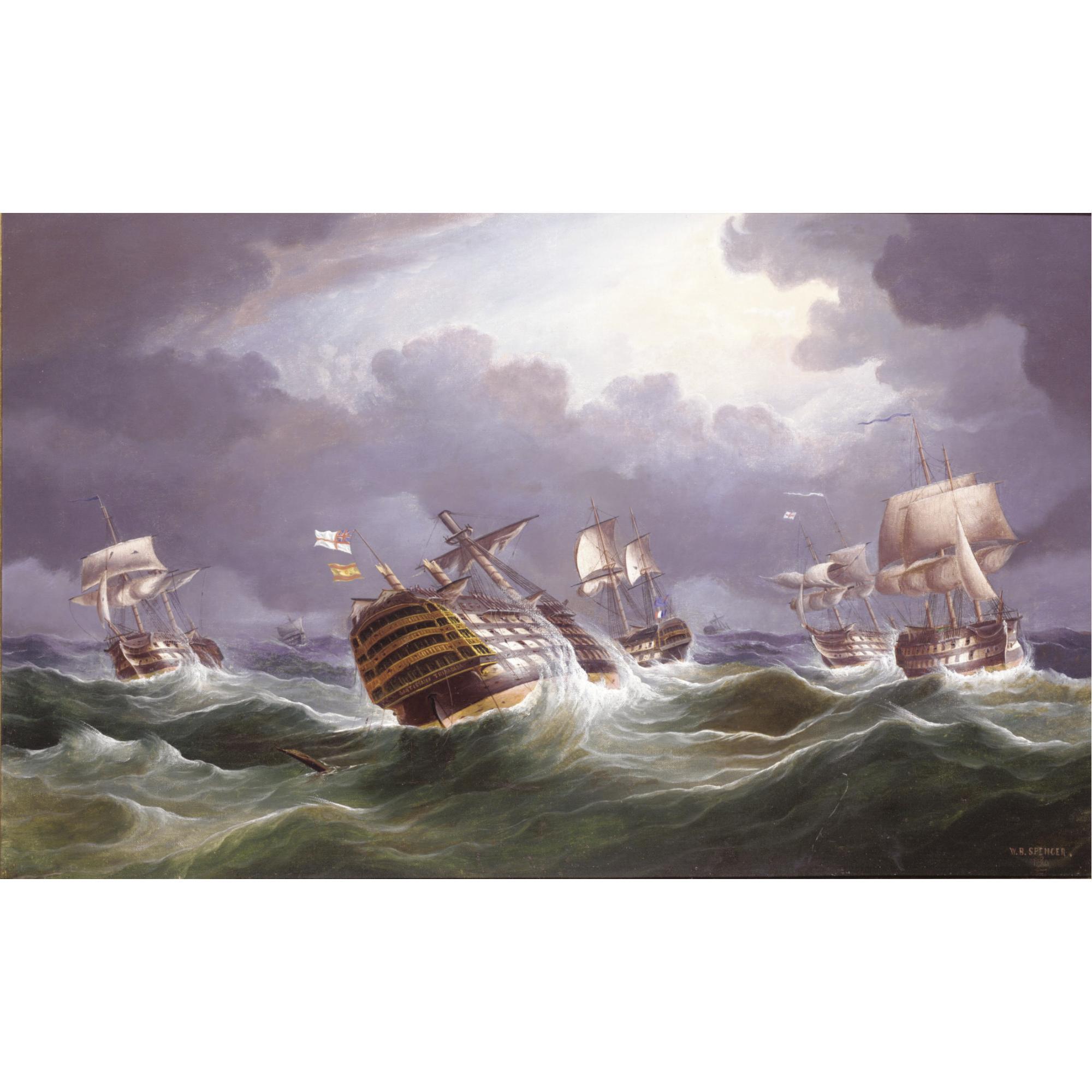William Barnett Spencer - The Battle Of Trafalgar
