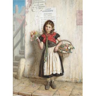 William Baxter Collier Fyfe - The Flower Girl
