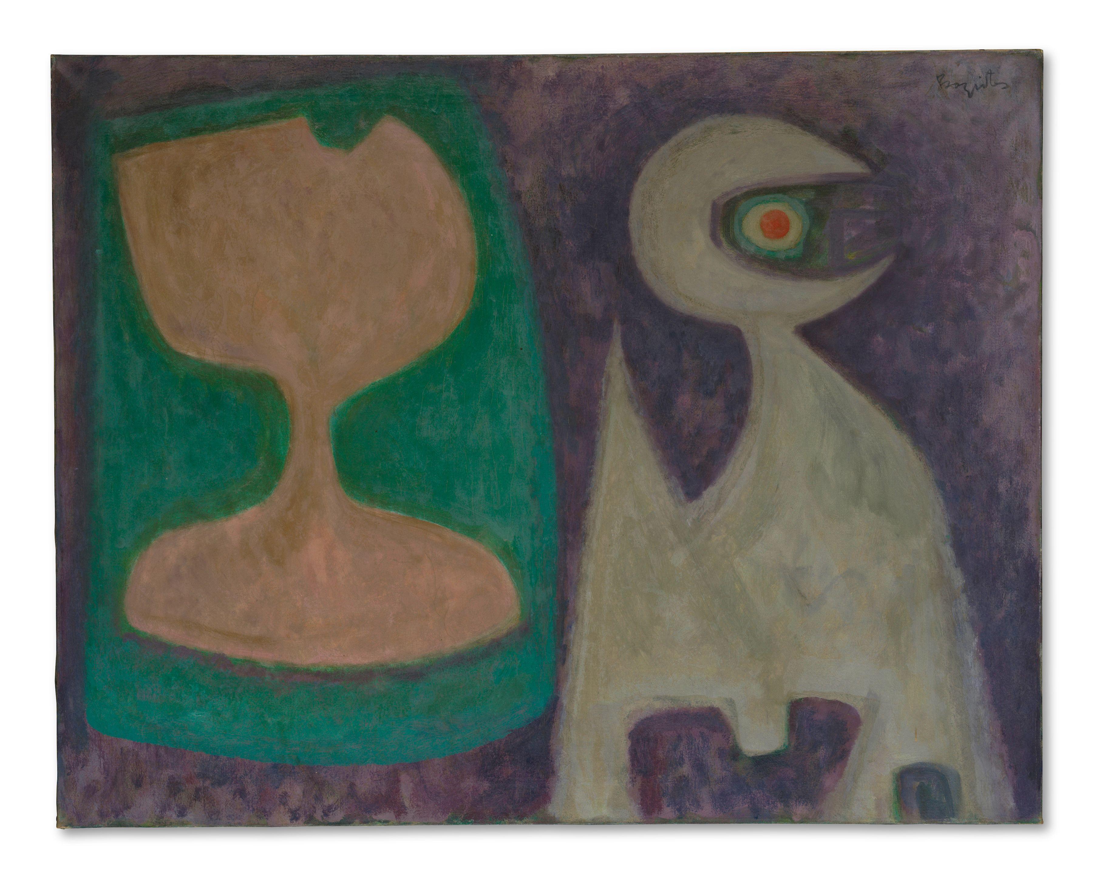 William Baziotes - Bird and Woman