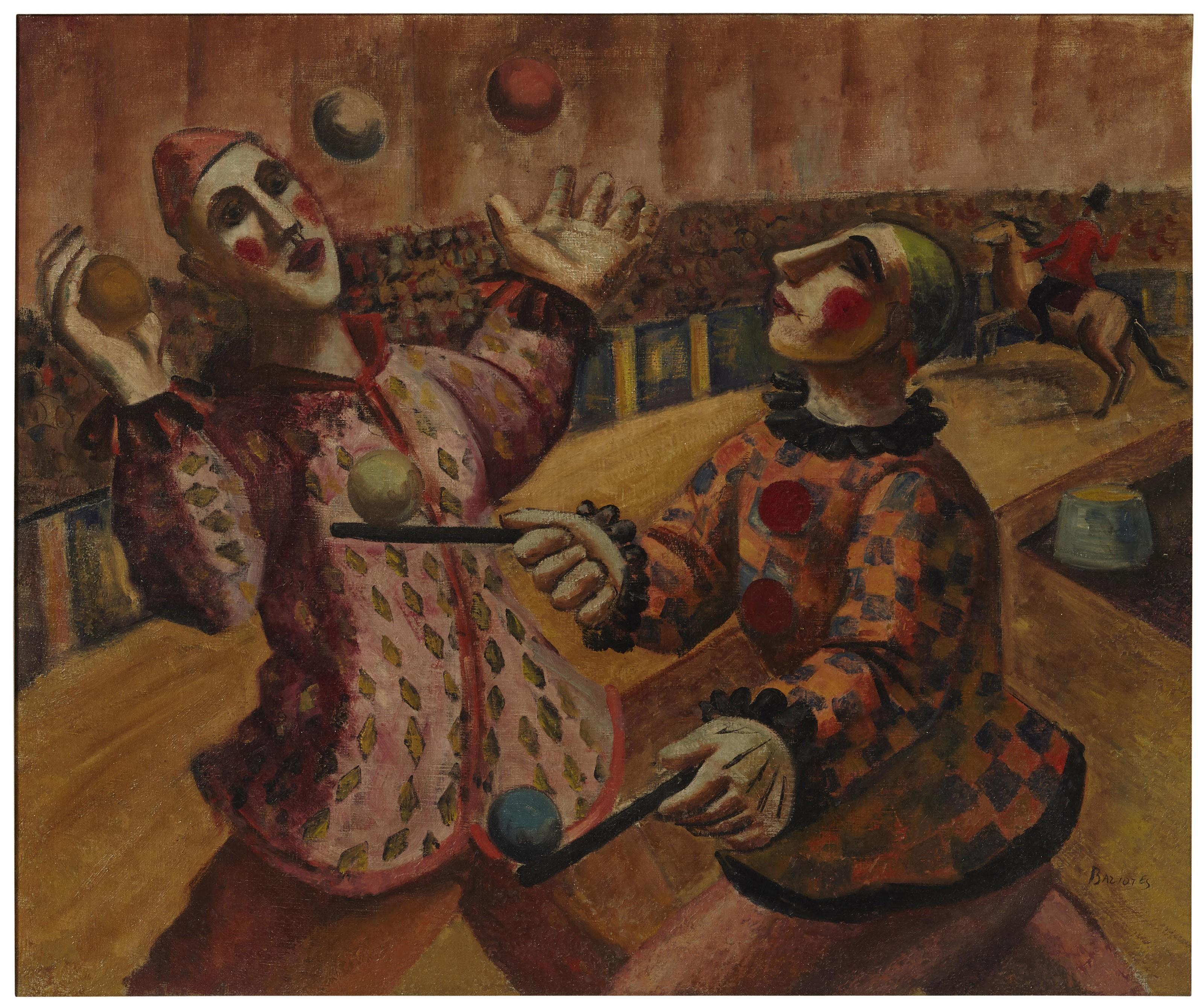 William Baziotes - Untitled (Circus Clowns)