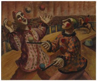 William Baziotes - Untitled (Circus Clowns)