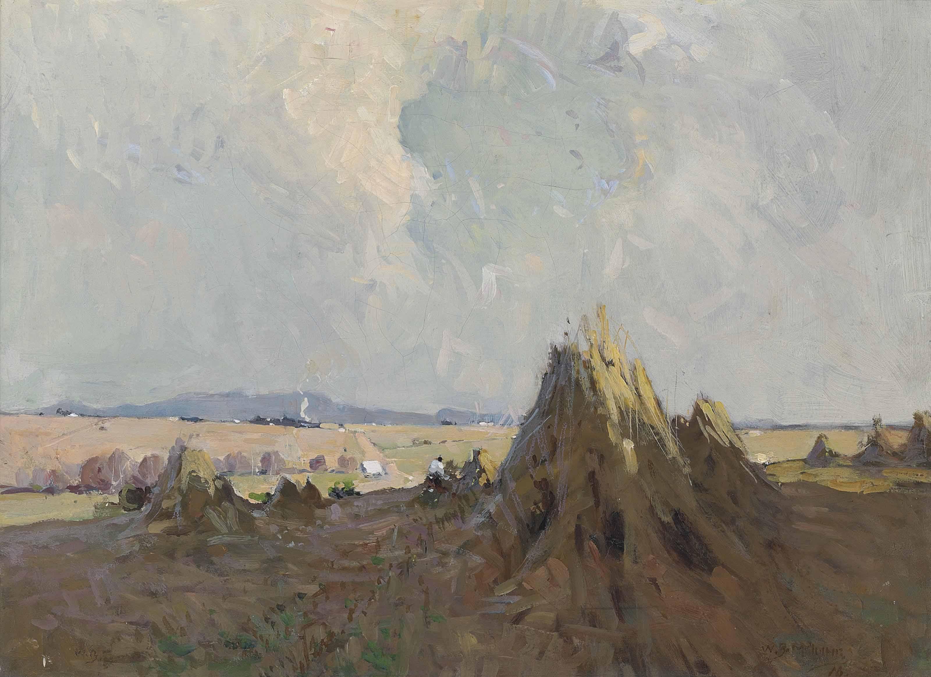 William Beckwith Mcinnes - Those That Harvested The Golden Grain