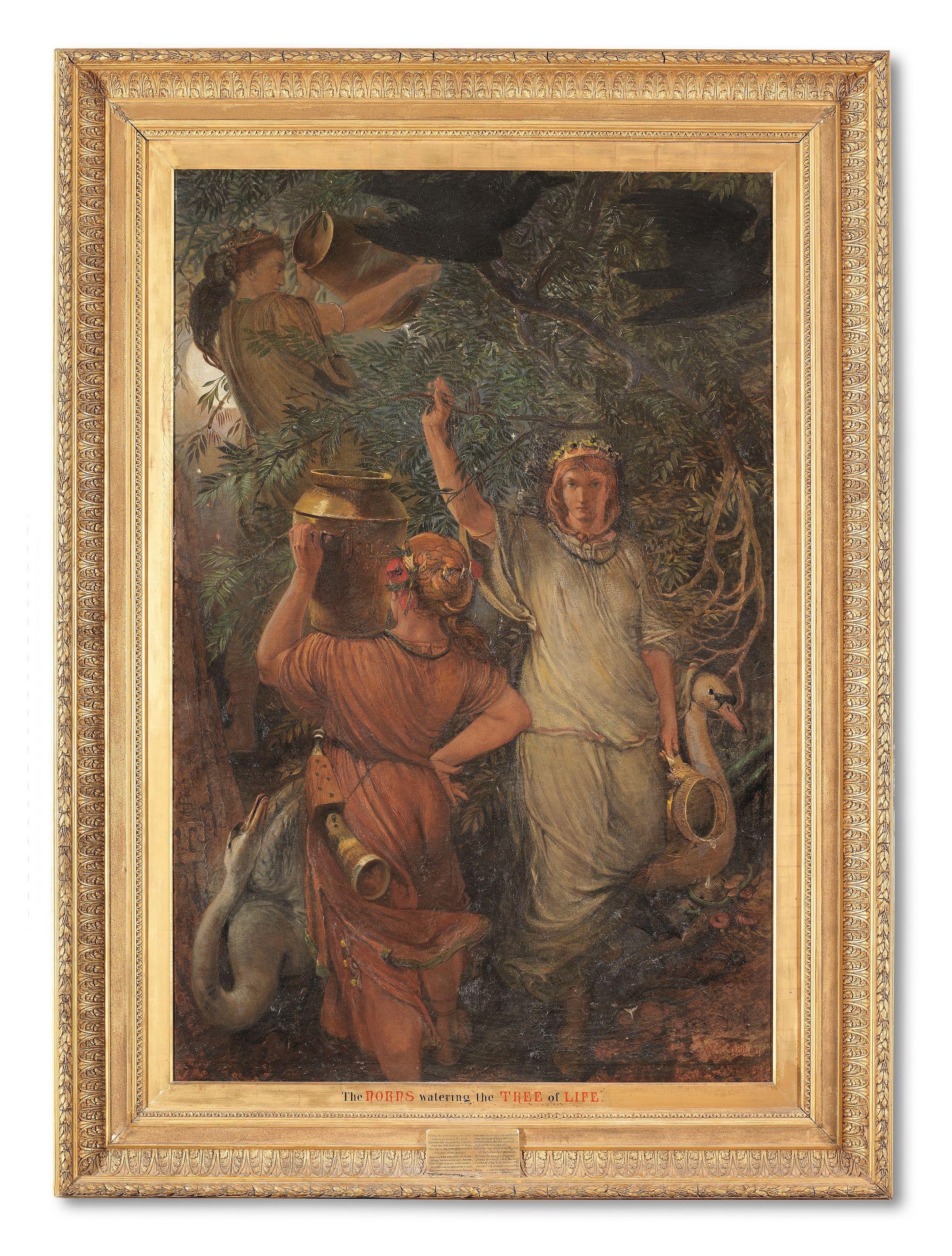 William Bell Scott - The Norns Watering The Tree Of Life