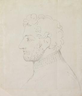 William Blake - A visionary head: Portrait of King Edward III