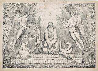 William Blake - Enoch (Binyon 136; Bindman 413; Essick XV 1B)