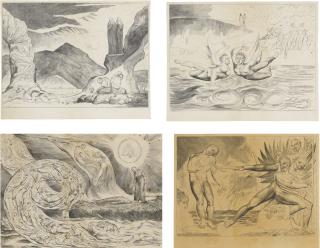 William Blake - Illustrations To Dante\'S Divine Comedy (Bindman 647-653)