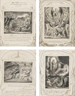 William Blake - Illustrations To The Book Of Job (Bindman 627-632, 634-637, 641-643, 645-646)