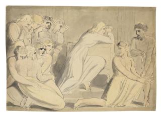 William Blake - Joseph Ordering Simeon To Be Bound