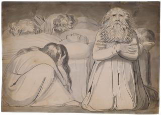 William Blake - The Death of Ezekiel’s Wife