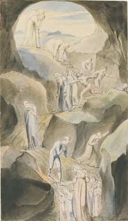 William Blake - The Descent Of Man Into The Vale Of Death