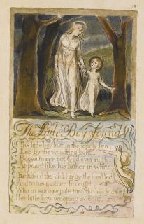 William Blake - The Little Boy Found (Bindman 62; Bentley 14)