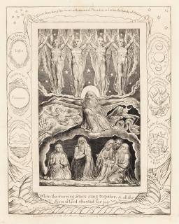William Blake - When the Morning Stars Sang Together, from Illustrations to The Book of Job