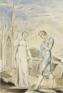 William Blake - \'Whilst Surfeited Upon Thy Damask Cheek, The High-Fed Worm In Lazy Volumes Roll\'D, Riots Unscar\'D\'