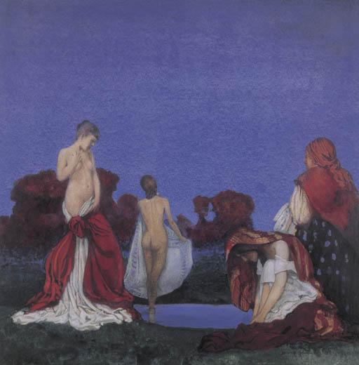 William Blamire Young - Gypsies Bathing