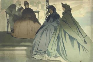 William Blamire Young - Under the awning