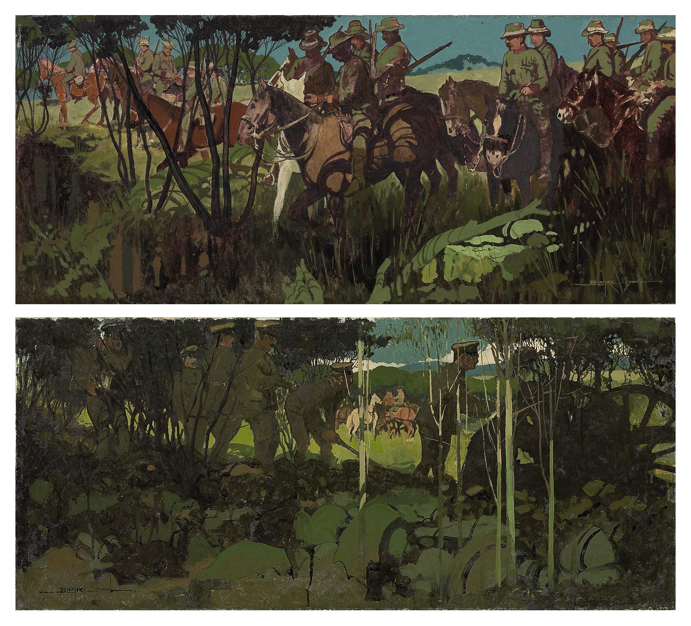 William Blamire Young - VIIth Australian Light Horse Victorian Mounted Rifles, 1904; B. Battery. Royal Australian Field Artillery, 1904