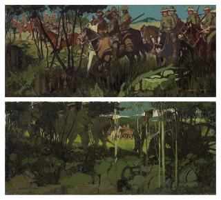 William Blamire Young - VIIth Australian Light Horse Victorian Mounted Rifles, 1904; B. Battery. Royal Australian Field Artillery, 1904