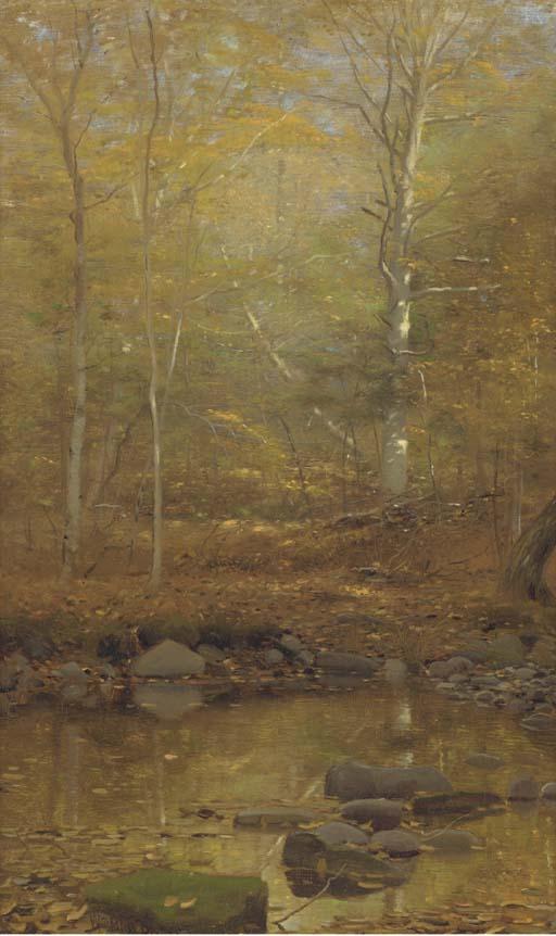 William Bliss Baker - A quiet pond