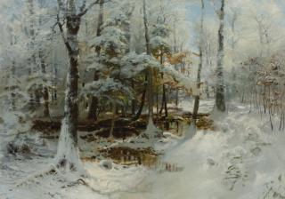 William Bliss Baker - Quiet Winter Afternoon
