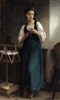 William Bouguereau - Dévideuse