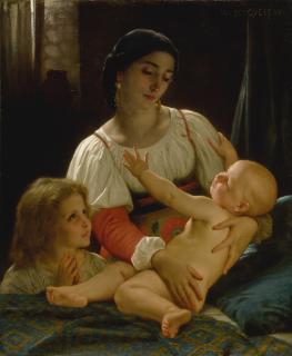 William Bouguereau - French Le Réveil (Réduction)