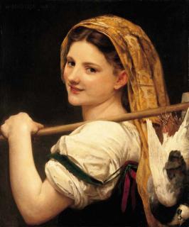 William Bouguereau - Le retour du marché