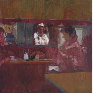William Bowyer, R.A., R.W.S. - At The Restaurant