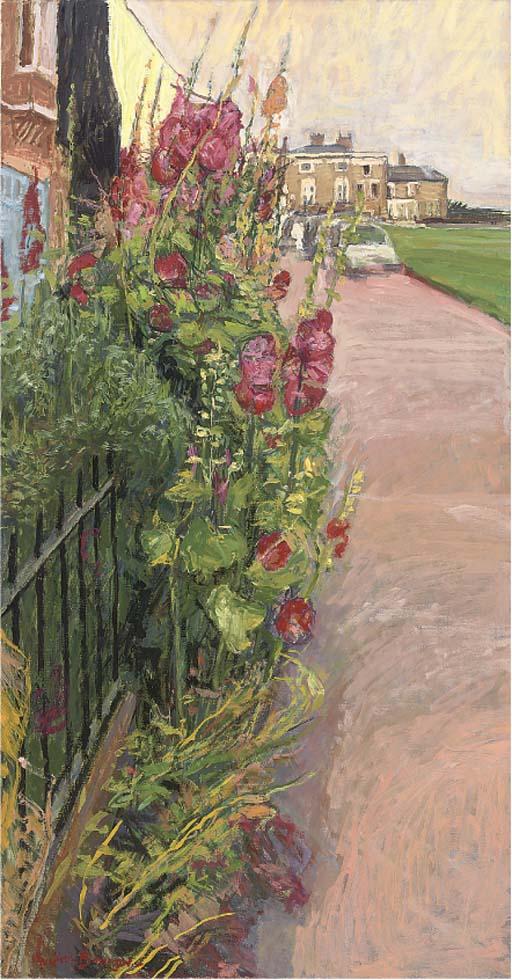 William Bowyer, R.A. - Flowers By The Road