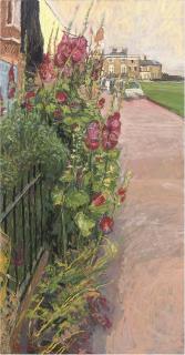 William Bowyer, R.A. - Flowers By The Road