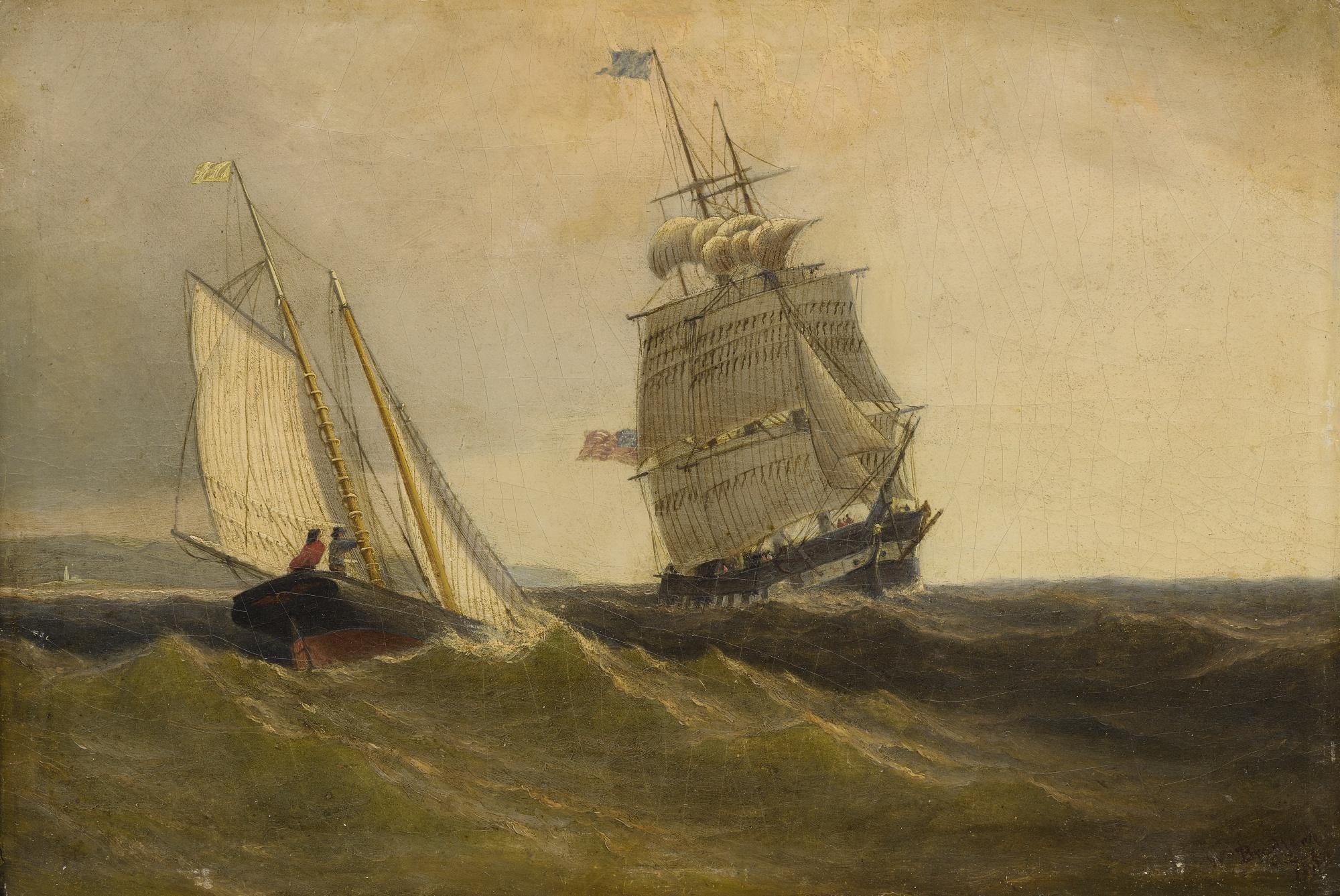 William Bradford - American Ship And Fishing Port 