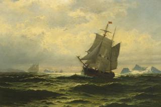 William Bradford - Arctic Whalers Homeward Bound