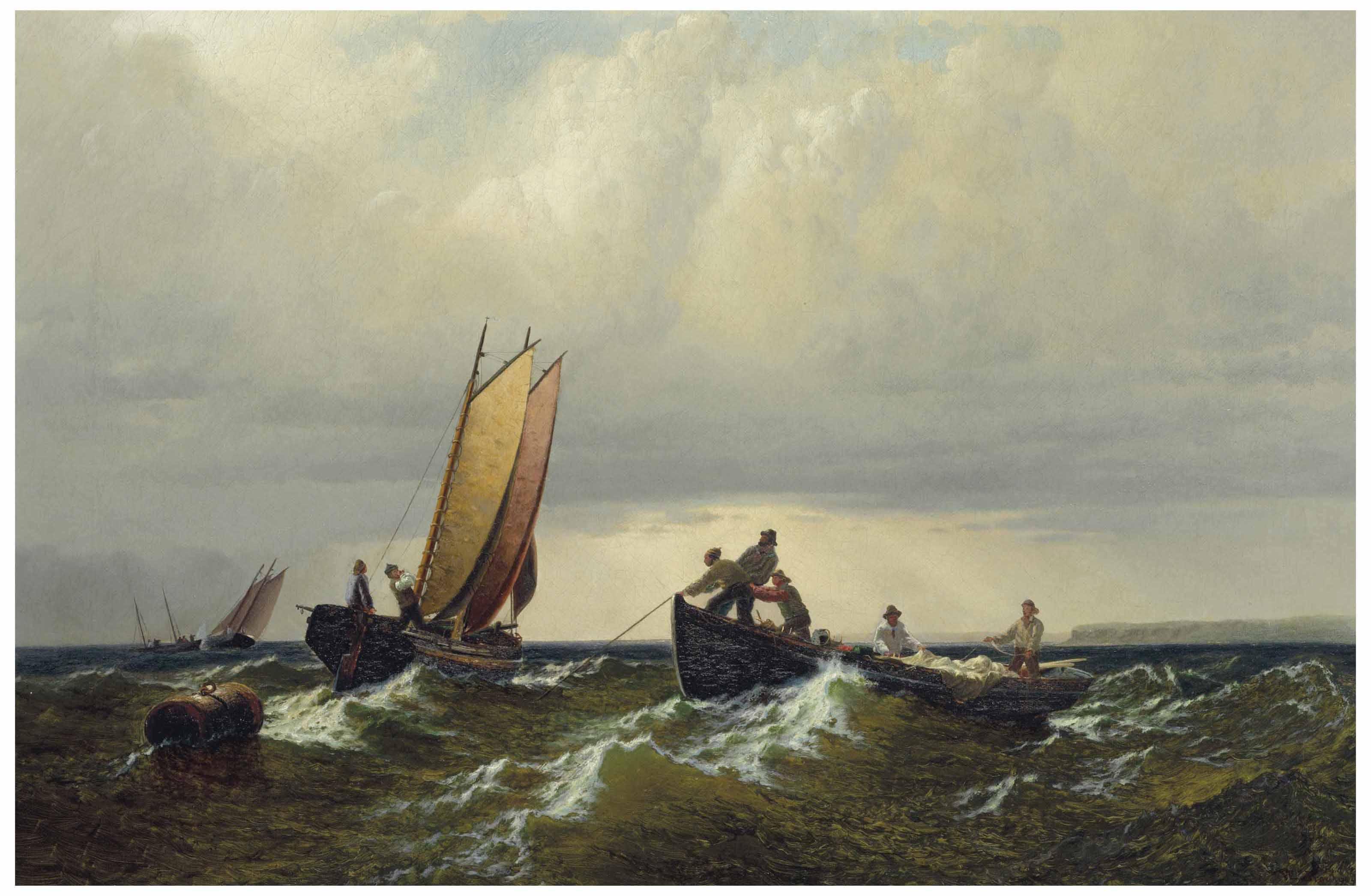 William Bradford - Fishermen on the Bay of Fundy