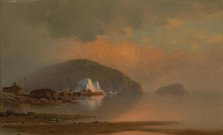 William Bradford - Land of the Midnight Sun 12 x 19 5/16 in. (30.5 x 49.1 cm.)