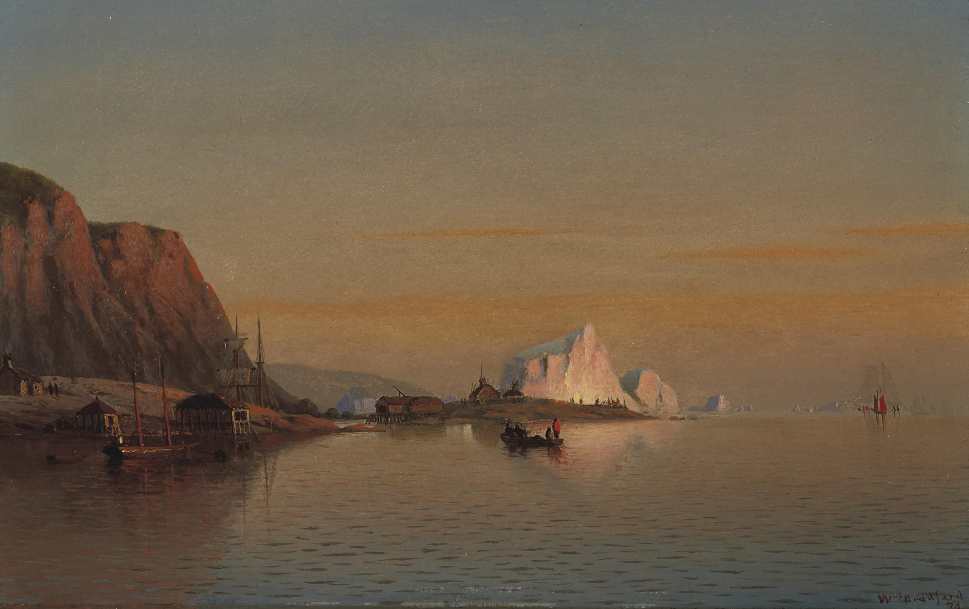 William Bradford - View near Cape Charles on the Coast of Labrador