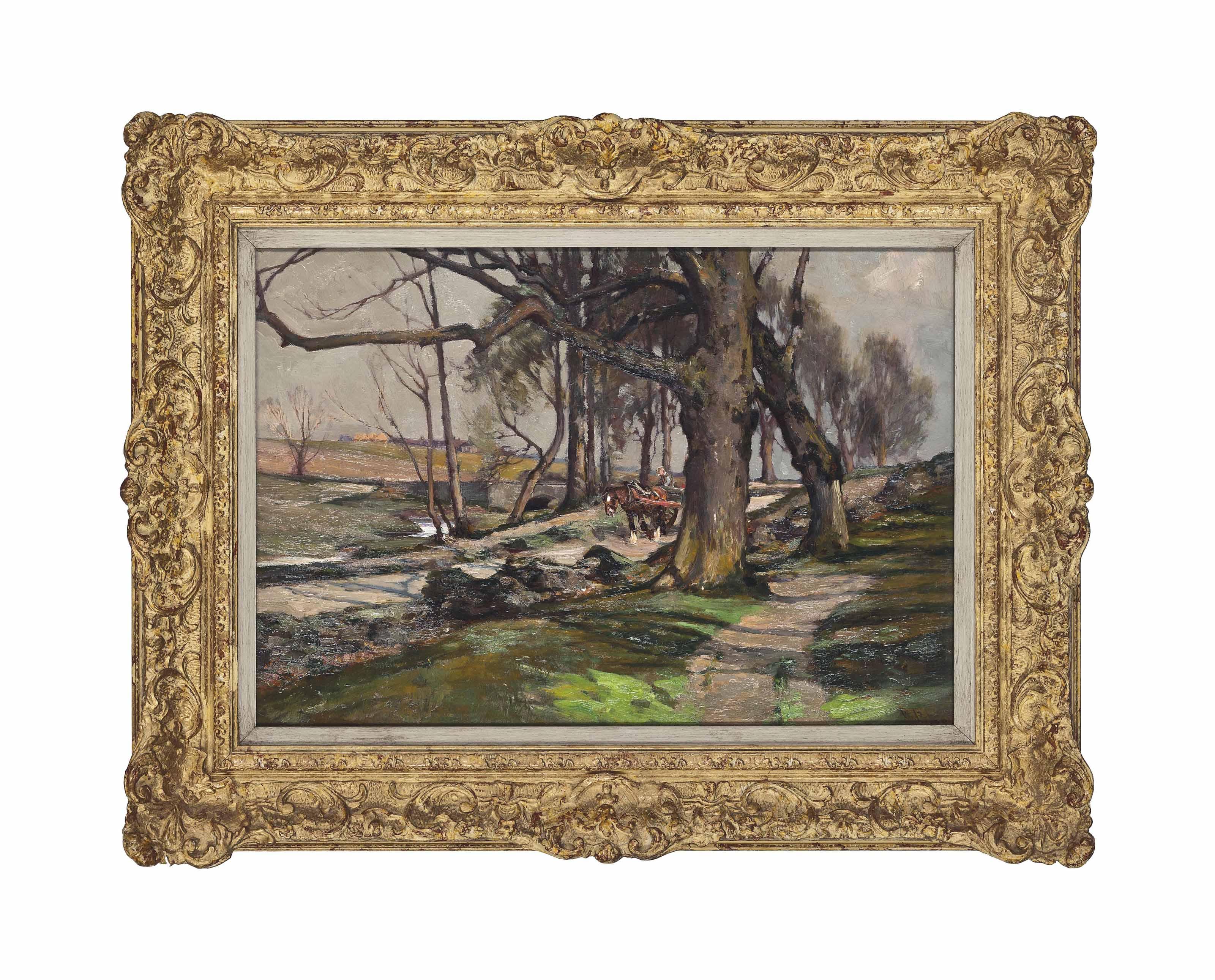 William Bradley Lamond, R.B.A. - Driving down the lane